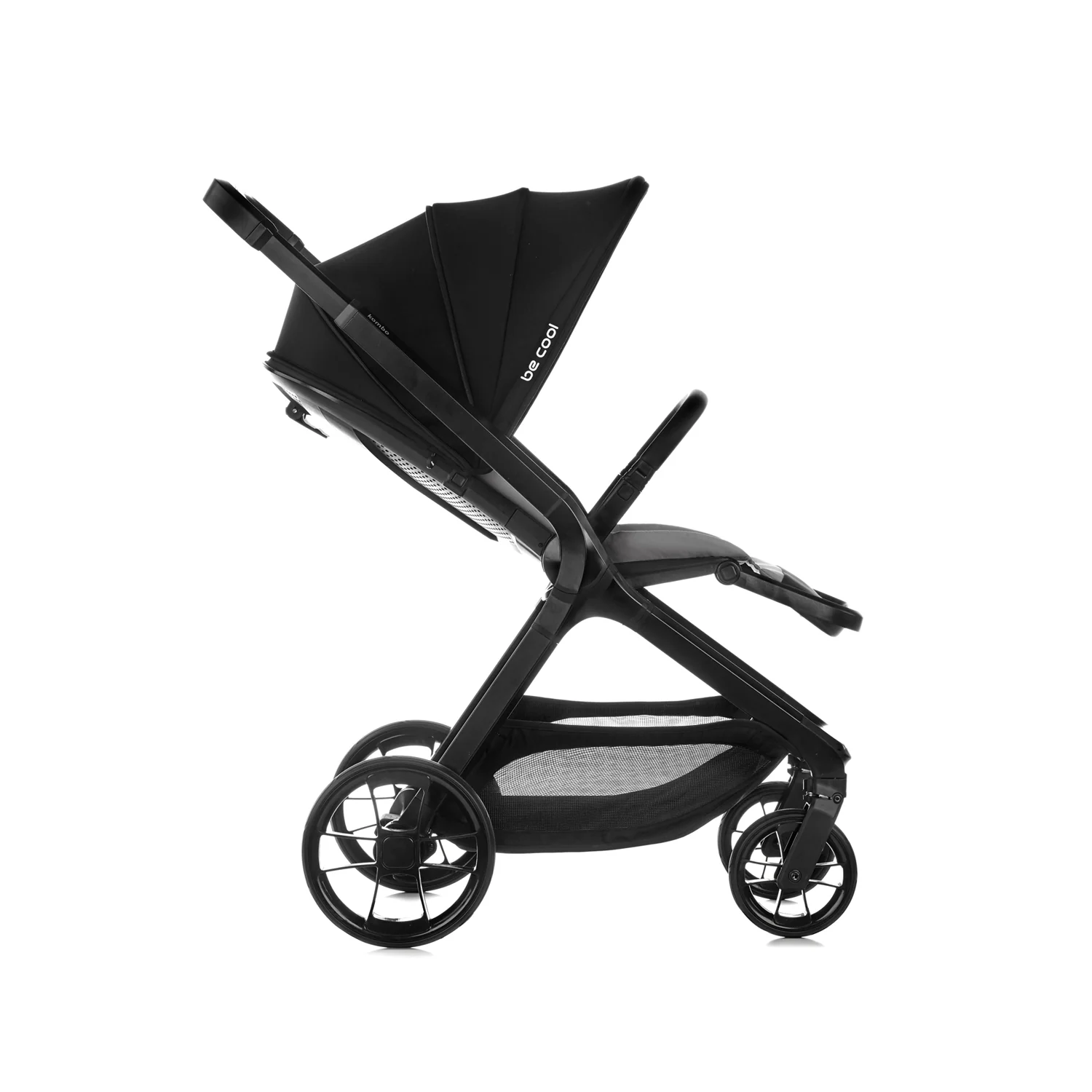 Be Cool Kombo Trio: Pushchair + Carrycot + i-Size Travel Baby Carrier, Be Rock - Image 28
