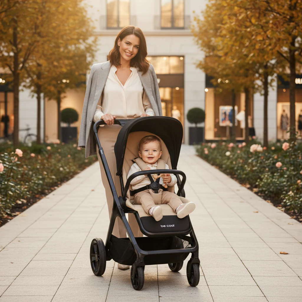 Be Cool Kombo Trio: Pushchair + Carrycot + i-Size Travel Baby Carrier, Be Rock - Image 3