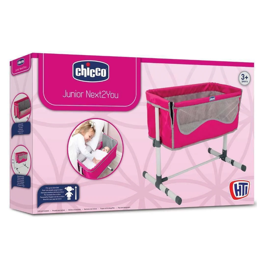 Chicco Junior Next2You Dolls Bedside Crib for Dolls up to 45cm - Image 6