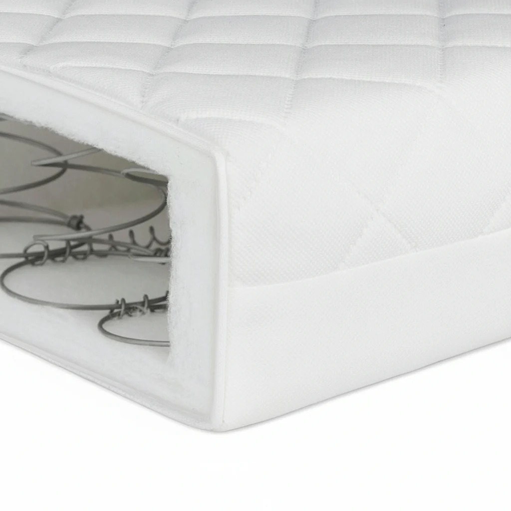 Cocoon Evoke 4-in-1 Cotbed + Change Area Dresser + Mattresses, Dove Grey / Natural Wash - Image 13