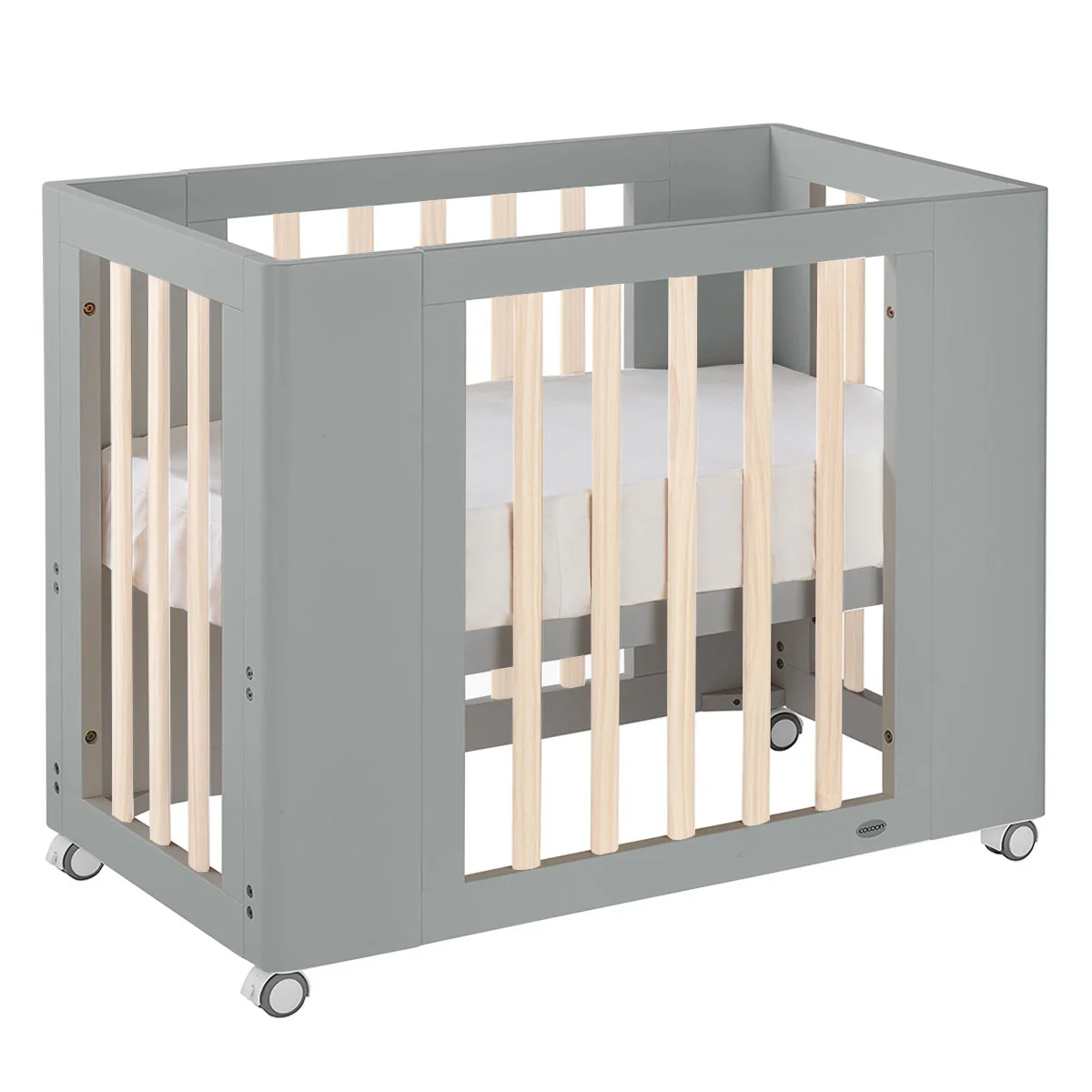 Cocoon Evoke 4-in-1 Nursery Room Set, Dove Grey / Natural Wash - Image 4
