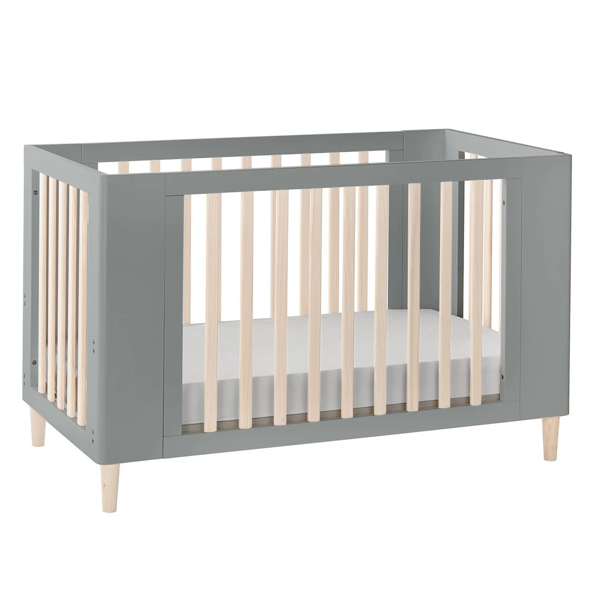 Cocoon Evoke 4-in-1 Nursery Room Set, Dove Grey / Natural Wash - Image 5