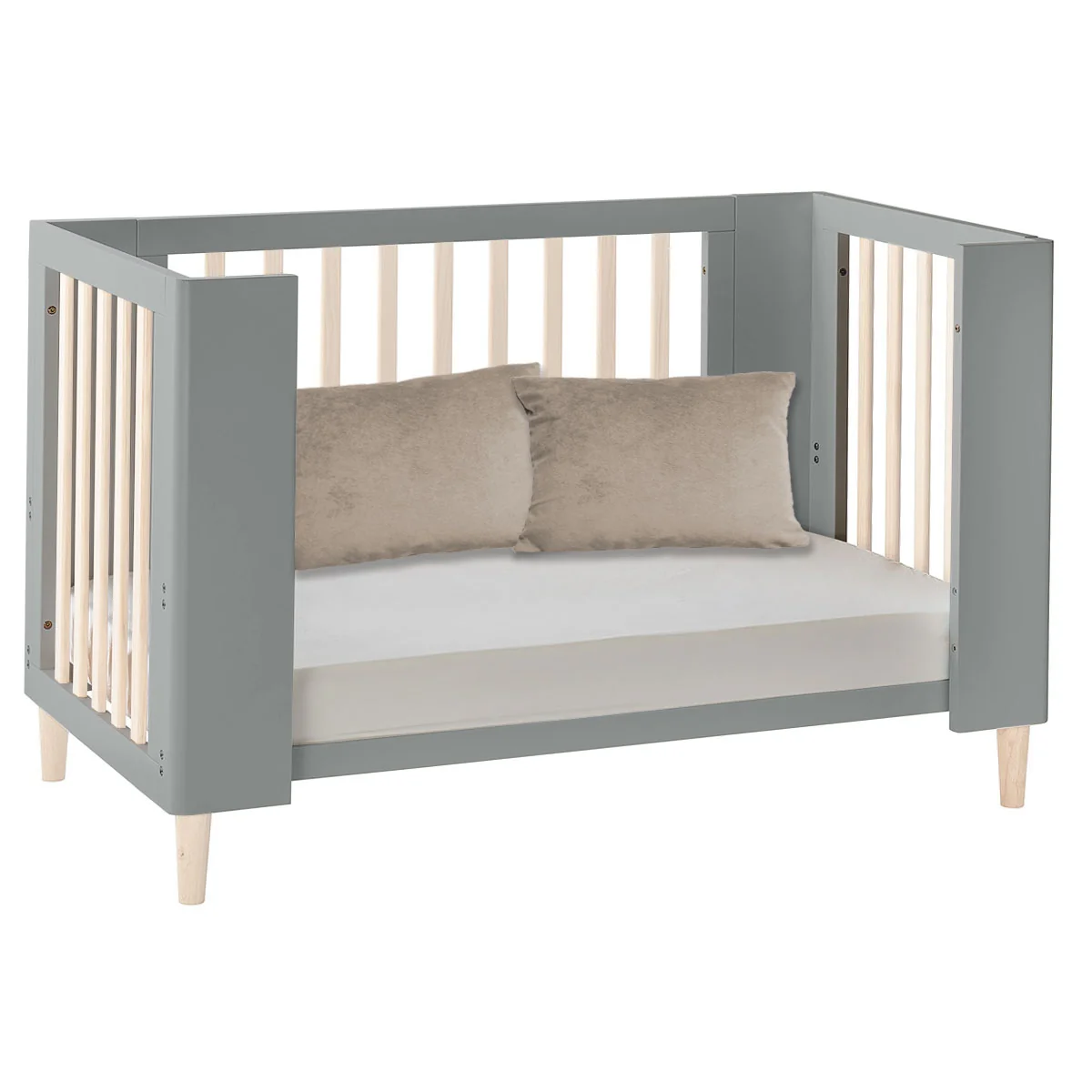 Cocoon Evoke 4-in-1 Nursery Room Set, Dove Grey / Natural Wash - Image 8