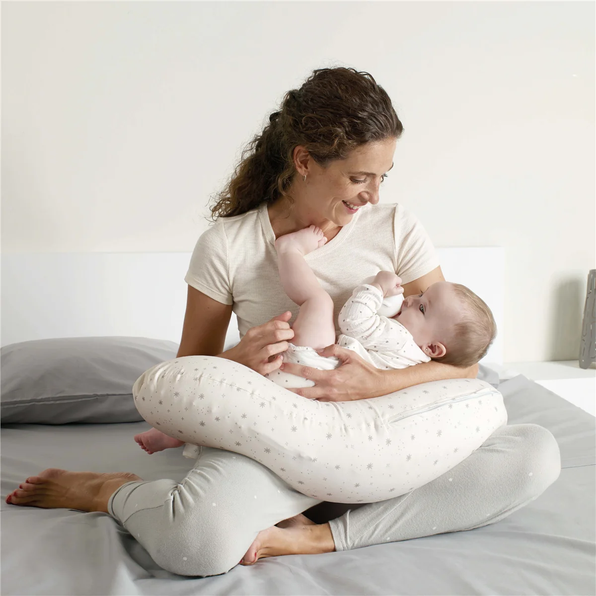 Jane 4in1 Mother Cushion & Baby Hammock, Dim Grey - Image 8