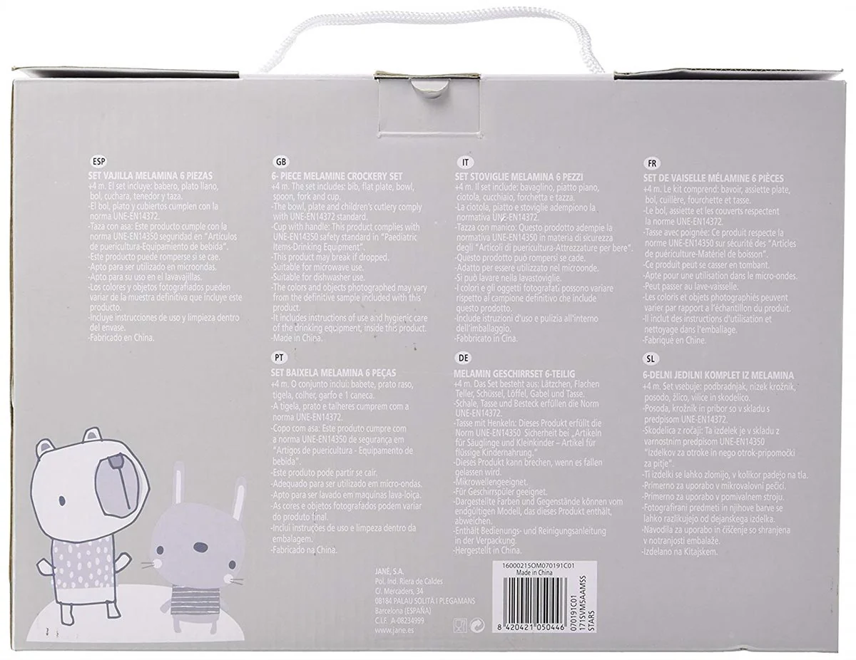 Jane 6 Piece Stars Microwave Feeding Set - Image 3