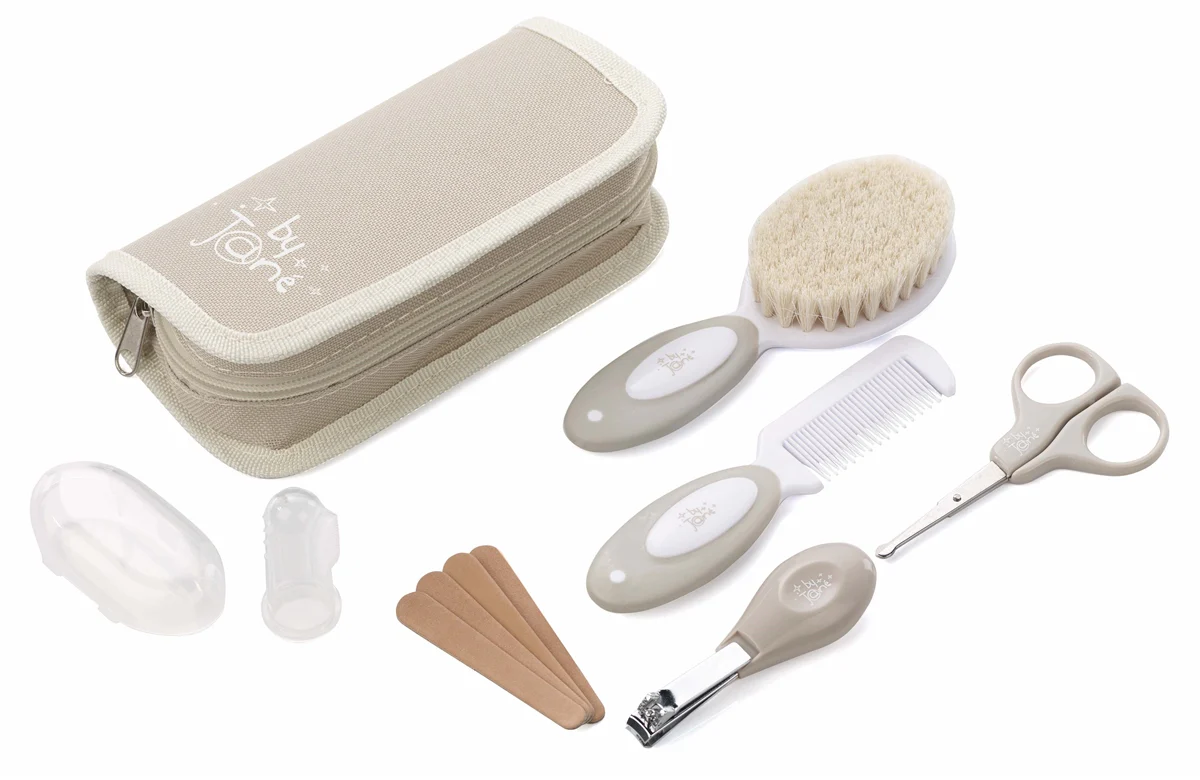Jane Baby Hygiene Care Set with Zip-Up Toilet Bag – 8-Piece Newborn Grooming Kit - Image 3