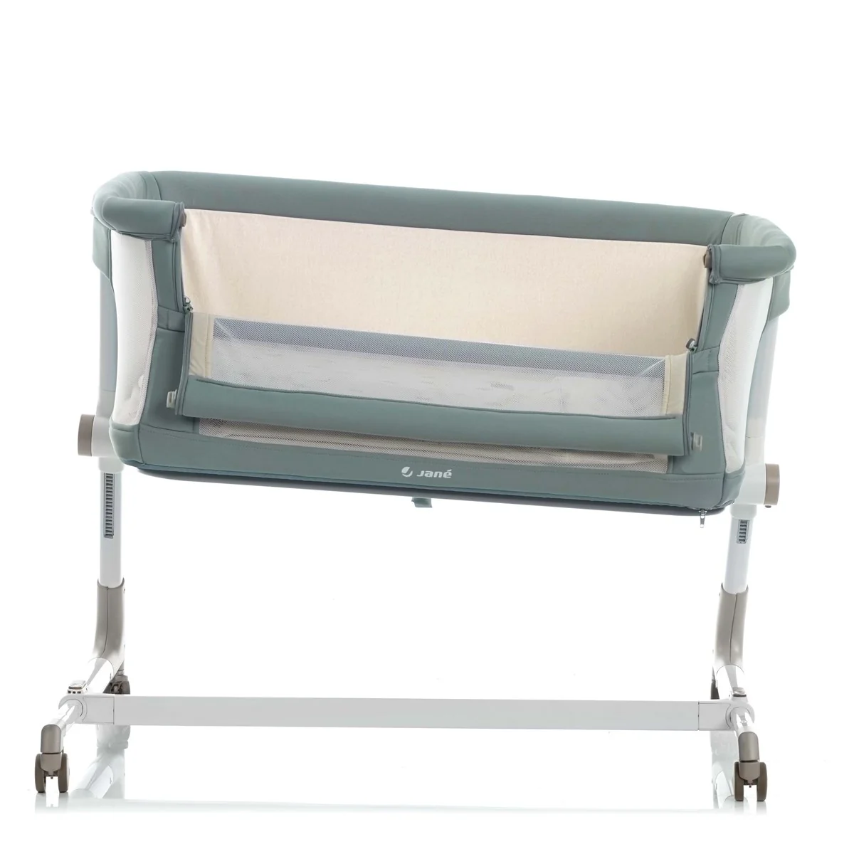 Jane Baby Side Crib + 4 Piece Bedding Set & Safety Mattress, Star - Image 11
