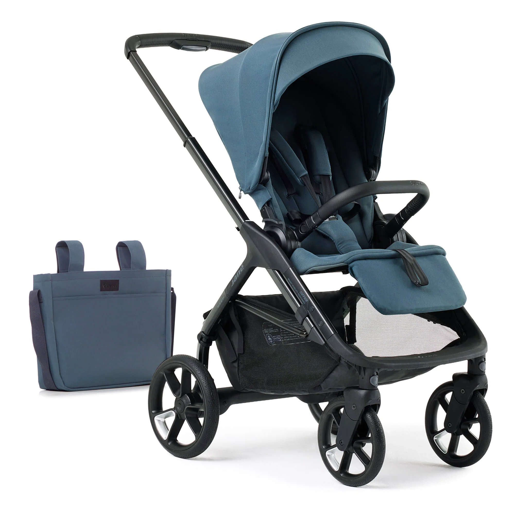 Jane Keep Duo Pram & Pushchair, Seal - Image 7