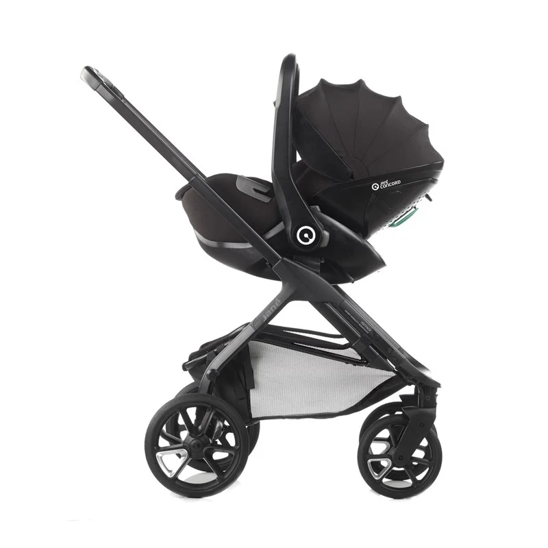 Jane Kombibaby Lie-Flat Infant Car Seat, i-Size 40-87 cm, 0-18m, Matt Black - Image 16