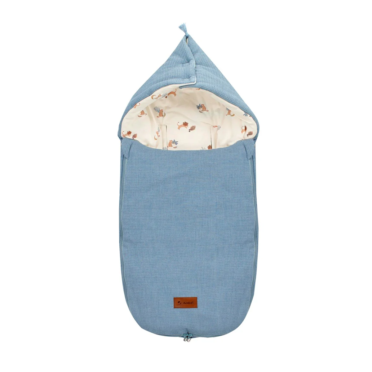 Jane Mims+ Slight Multi-Season Baby Blanket Shawl with Hood - Image 3