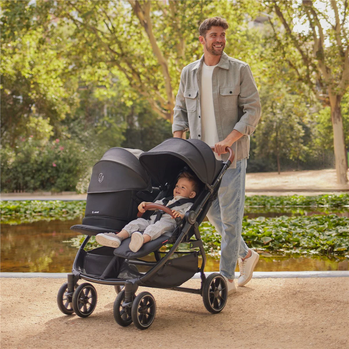 Jane Twinlink Pushchair + 2 Smart Carrycots - Image 3