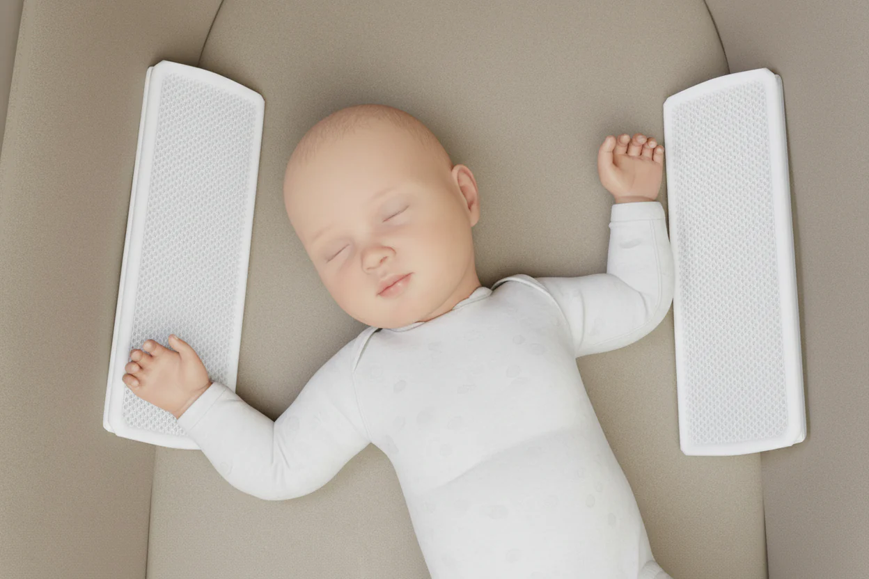 Snooze Secure 3D Air Mesh Baby Sleep Solution – Safer Sleep, Reduced CO₂ Risk - Image 18