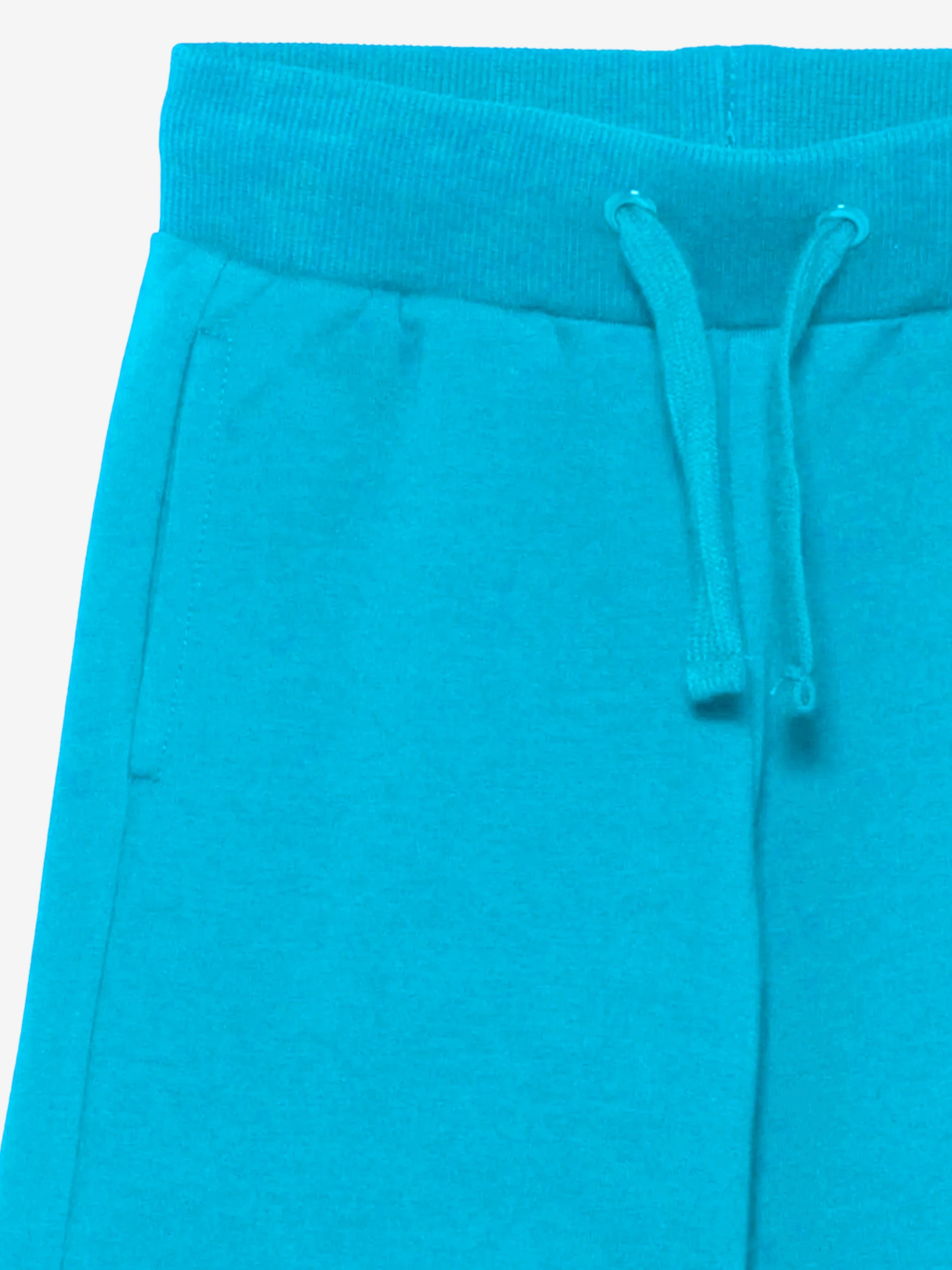 Moschino Boys Logo Print Shorts in Blue - Image 4