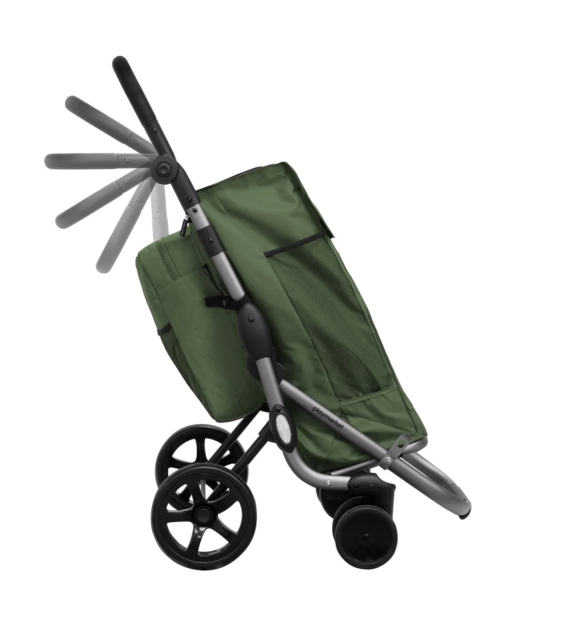 Playmarket Go Plus Premium Folding Shopping Trolley with Thermal Bag – 53.5L - Image 10
