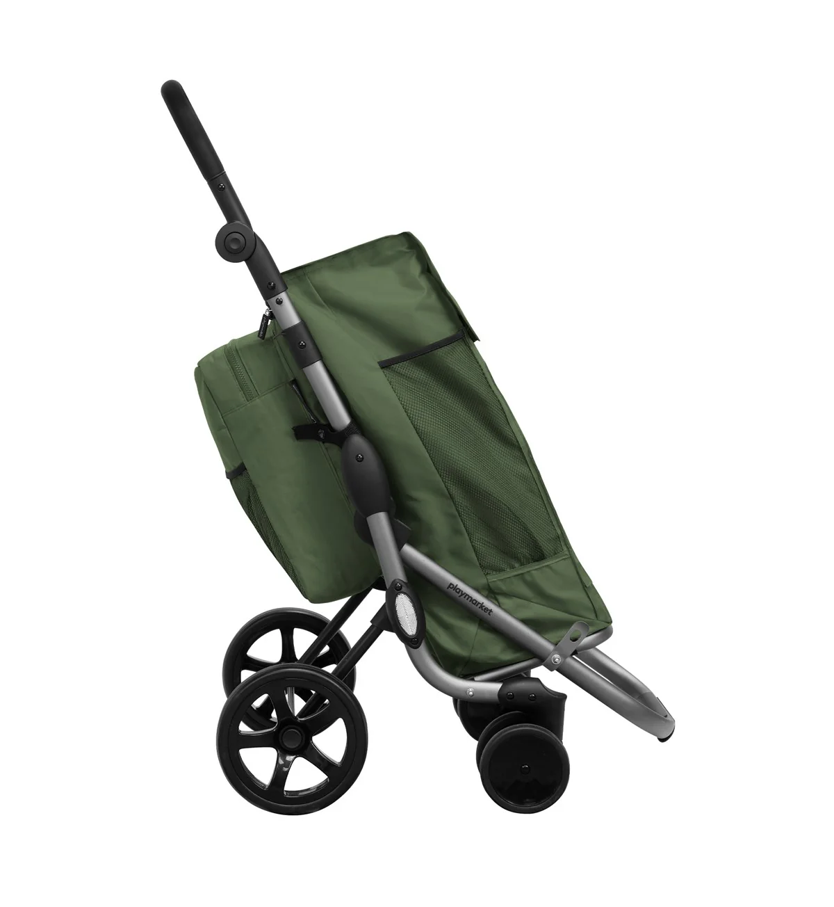 Playmarket Go Plus Premium Folding Shopping Trolley with Thermal Bag – 53.5L - Image 13